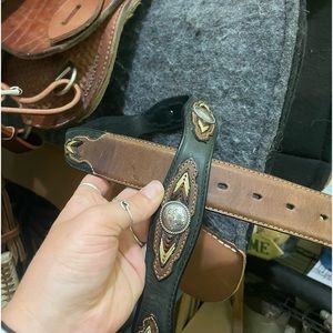Vintage tony lama belt